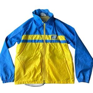 Vintage New Balance Nylon Lightwt Rain Jacket Windbreaker‎ Women's Size Large